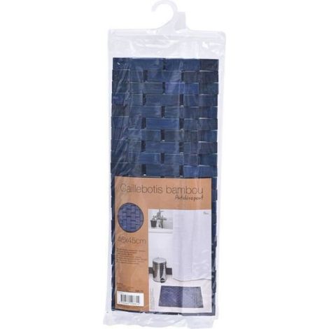 Caillebotis - Tendance - Antidérapant - Bambou - 45x45 cm - Bleu (1/2)
