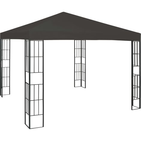 Cenador gris antracita 3x3 m vidaXL (1/5)
