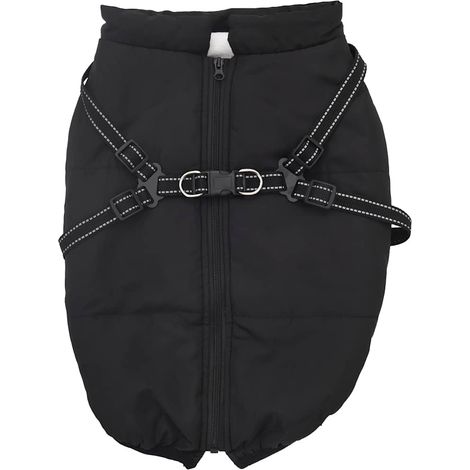 Manteau pour chiens avec harnais imperméable réfléchissant L48 CFW20326 (1/5)