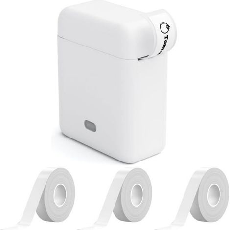 Etiqueteuse Thermique Bluetooth - Imprimante Etiquettes Portable - Compatible Papier Adhésif Imperméable - 1 Unité (1/5)