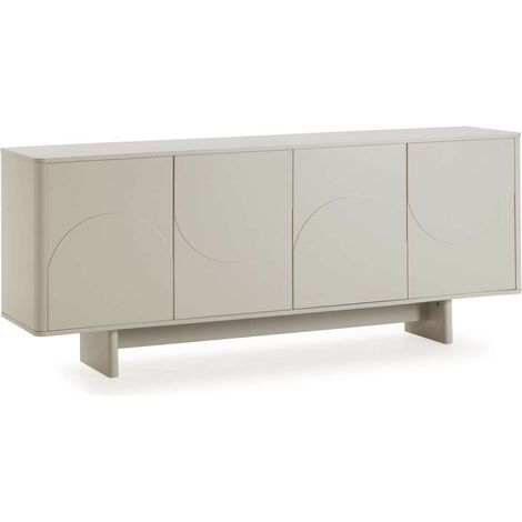 Aparador 4 puertas mod-Zuri acabado crema, 180cm(ancho) 75cm(alto) 40m(largo). (1/5)