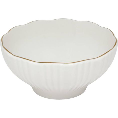 Cuenco Daphné, 15 cm de diámetro, blanco - Atmosphera créateur d'intérieur