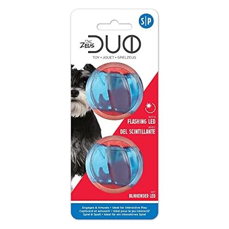 Zeus Duo Pelota con LED, S, 5cm, 2uds (1/4)