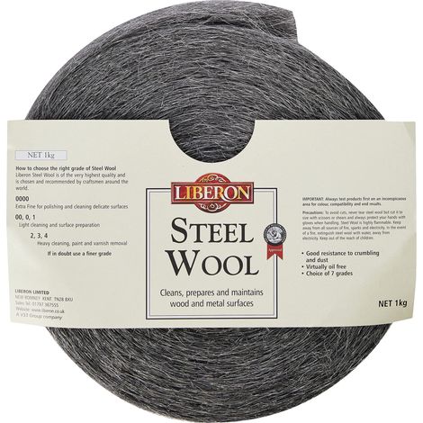 Liberon Steel Wire Wool - Grade 4 - 1 kg