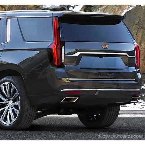 Embellecedor cromado para el portón trasero del Cadillac Escalade 2021+ (1/3)