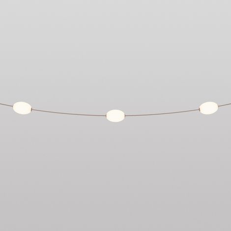 Creative Cables - Catena luminosa 3 punti luce da esterno IP67 Desert Brown - Marina3 (1/4)