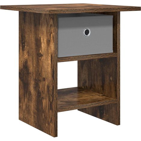 Maison Exclusive - Nachttisch Geräucherte Eiche 41 x 40 x 45 cm H