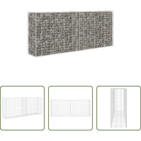 Mur de soutènement - Panier de gabion Acier inoxydable 85x30x200 cm (1/5)