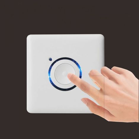 Wall Timer Switch, AC110 220V Outdoor LED Wall Mounted Timer Switch 16-level touch touch delay Delay settings Count-up timer digital countdown Interrup (1/5)