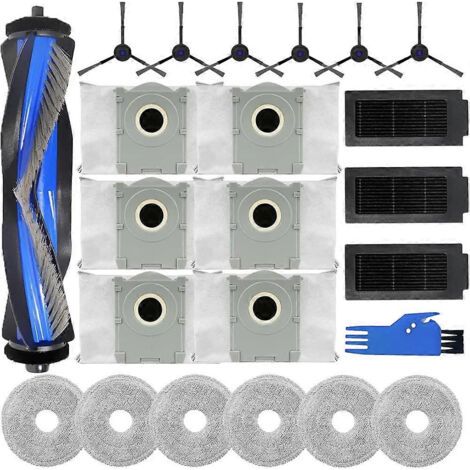 Kit d'accessoires de remplacement pour aspirateur robot Ecovacs Deebot T50 Pro, T50 Omni, T50 Max et T50 Pro Omni
