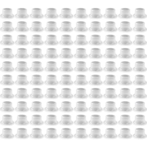 Joint d'étanchéité anti-fuite pour robinet, tuyau, flexible, joint en silicone pour bouchon de plomberie, blanc transparent, 50 pièces (1/5)