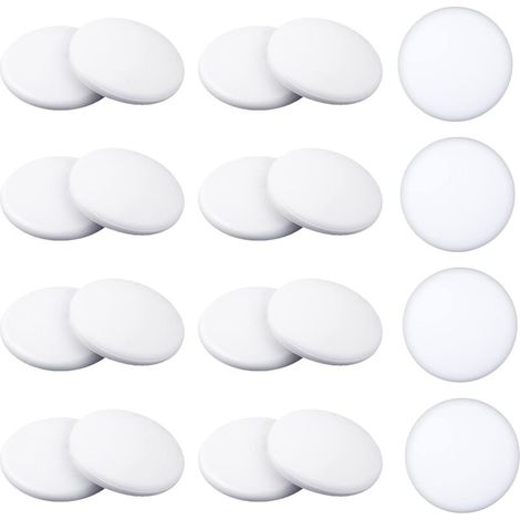 20 butoirs porte protecteurs muraux adhésifs, silicone réutilisables, absorbent chocs, protègent surfaces murales-Crezuo