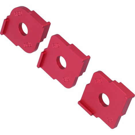 Gabarit QuickJig pour rayon d'angle (lot de 3) : outil de positionnement et de découpe en demi-cercle pour le travail du bois. (1/5)