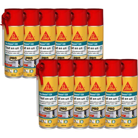 Set mit 12 manuellen All-in-One-Schaumstoffen SIKA - SikaBoom 128 - 250ml