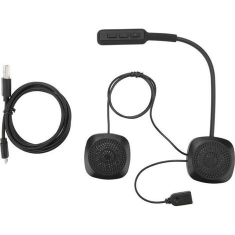 Auriculares Bluetooth para casco de motocicleta con función de respuesta automática - negro (1/3)