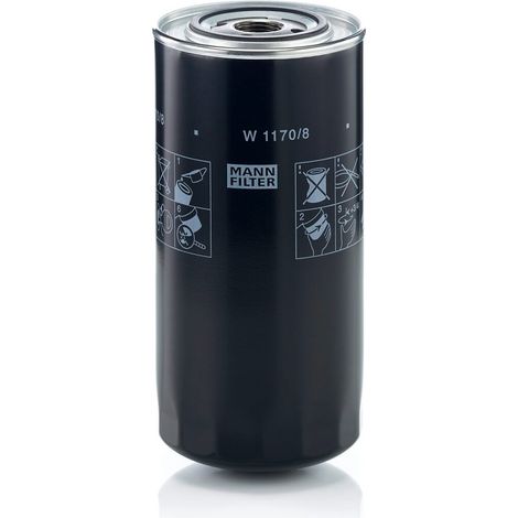 Filtre à huile type vissé Mann Filter W1170/8