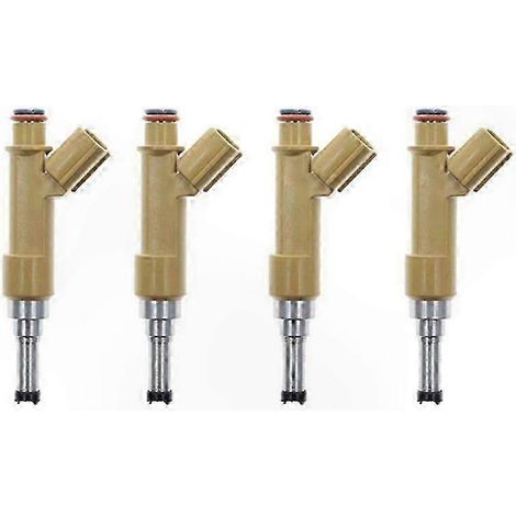 Injecteur carburant 4 pièces compatible moteur 1.8L 2ZR-FXE, jeu de remplacement haute performance pour système d'alimentation, adapté à divers véhicules essence, pièces auto durables, kit d'injection (1/5)