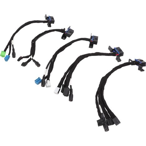 Lot de 5 Câbles de Diagnostic OBD EIS ELV pour Mercedes W204 W212 W166 W164 W221, Ligne de Détection de Métaux Lourds, Pièce de Rechange (1/5)