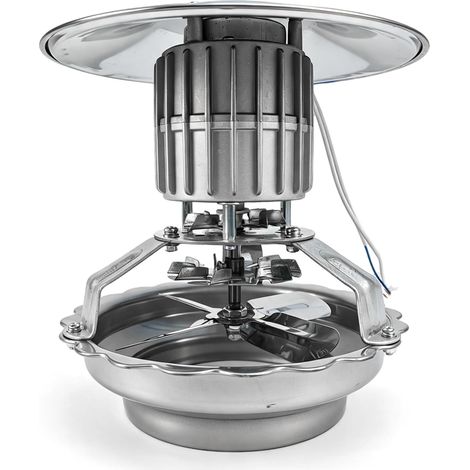 100W Extracteur de Fumée, Ventilateur de Cheminée 13,5-22 cm (1/5)