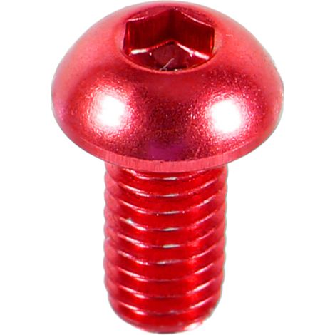 Écrous Hexagonaux Internes Colorés 6mm Rouge, Pack de 10 - KZQ (1/2)