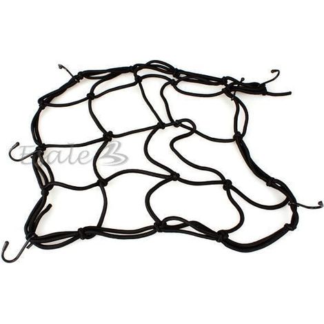 Filet Araignée - NEU - Porte Bagage - Elastique - Avec Crochet - Pour Moto Quad (1/3)