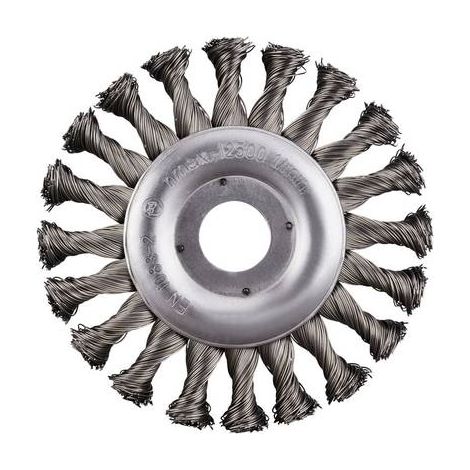 Cepillo redondo Rhodius srbz acero 125 mm limpieza potente