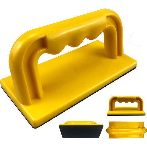 Jaune E Poignée de sécurité pour le travail du bois, tige de poussée, scie à panneaux, scie circulaire, scie à ruban, raboteuse, raboteuse de surface, raboteuse à pression, poussoir, alimentateur (1/5)