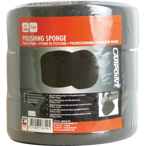 EPONGE DE POLISSAGE Ø150MM 3PCS EXTRA DOUX