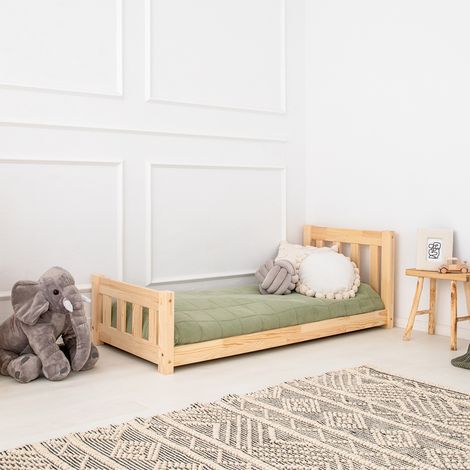 Lit 70x140 sommier inclus Adeline Bois