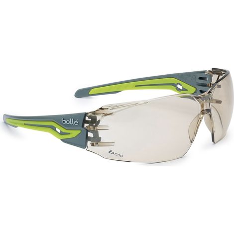 Lunettes de protection Bolle SILEX+, Marron, Polycarbonate anti-buée, Résistant aux rayures ( Prix pour 1 )