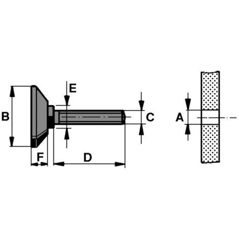 N/A PB Fastener 148 3805 699 11 vissable noir (Ø x H) 38 mm x 60 mm 1 pc(s) (1/4)