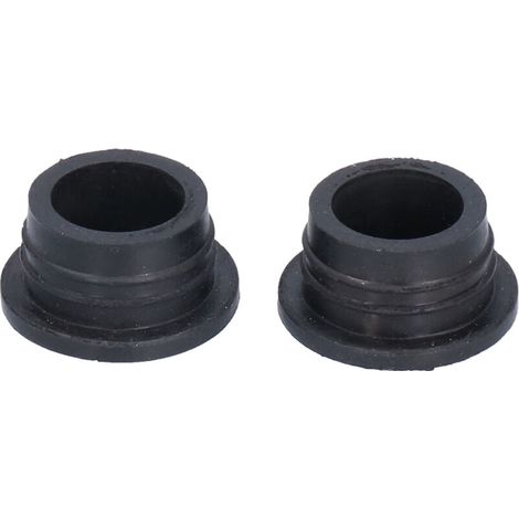 Protection de sécurité pour escalier de piscine - Paire de tampons amortisseurs en caoutchouc noir anti-dérapants - Accessoire pour escalier de piscine - 2 pièces (1/4)