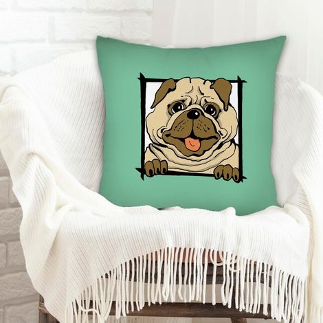 Housse de coussin 45x45 cm en polyester durable pour salon chambre décoration de la saint-valentin (1/5)