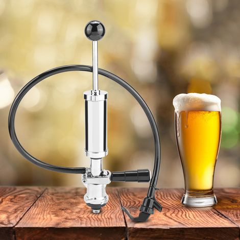 4-Zoll-Zapfhahn-Picknick-Partypumpe, Hochleistungs-Bierfass-Zapfpumpe mit Druckknopf(en) (1/5)