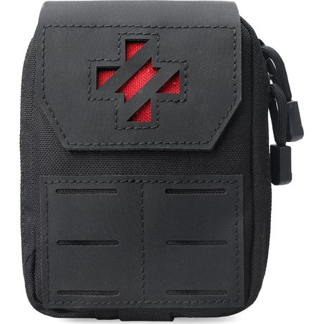Pochette de Premiers Secours Tactique Mini Sac de Secours Ifak Poche Molle de Survie Militaire Poche de Ceinture pour Premiers Soins Petite Pochette Médical(Vide) (1/5)