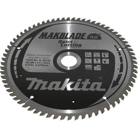 KLINGE MAKITA B-32530 Ø260 LOCH 30 MM 70 ZÄHNE