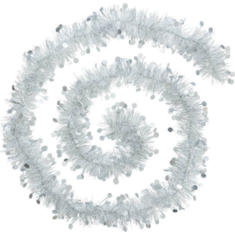 Weihnachtsgirlande Boa gemischt 100x4x2m Silber - Atmosphera créateur d'intérieur