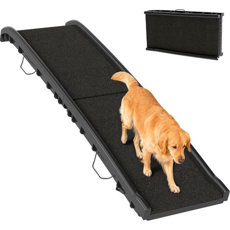1 Rampe Pliable, Surface Antidérapante, Pente Douce, Accessoire Chien, Pour Véhicule Et Lit (1/5)