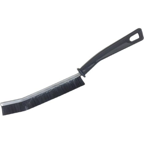 Brosse de nettoyage de joints à long manche - outil pour nettoyer les fissures, les coins et les interstices des fenêtres dans la salle de bain et la cuisine (1/5)
