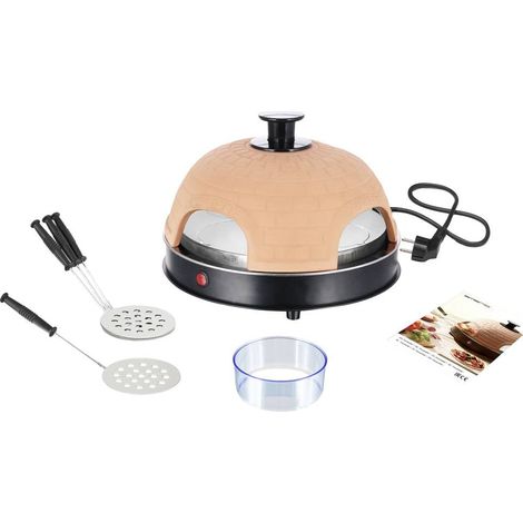 Emerio PO-115985 macchina e forno per pizza 4 pizza(e) Nero, Arancione 900 W (1/5)