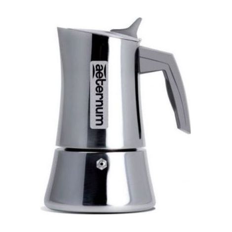 Aeternum Caffettiera Moka Acciao Inox 18/10 - Divina 4 Tazze