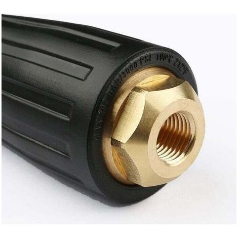 Buse rotative haute pression 3000 PSI – Pulvérisation turbo pour nettoyage efficace – Raccord rapide 1/4\ (1/3)