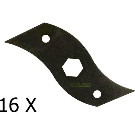 16 X 15 CM lame de scarificateur pour Einhell RG-SA1433 Klippo RE4038 PH CP039015 (1/4)