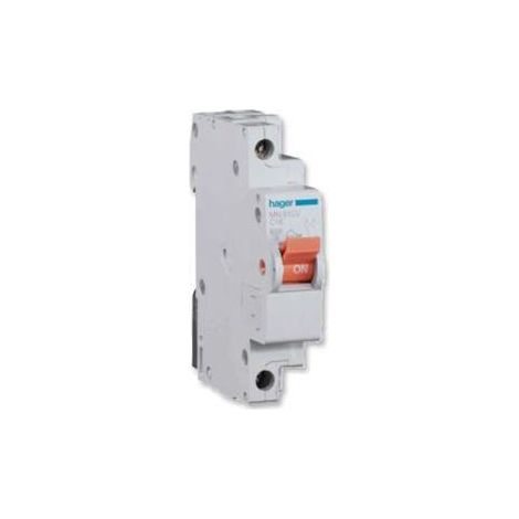 HAGER MN910V Interruptor automático MN 1P+N 10A curva C