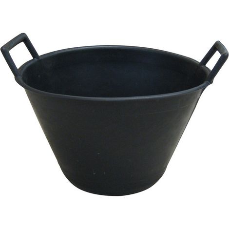 10PZ CARDARELLA IN PLASTICA 2 MANICI Lt. 10 Ø cm. 34 - Nera