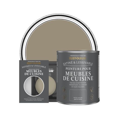 Peinture pour Meubles de Cuisine, Finition Satinée - Café Deluxe (1/3)