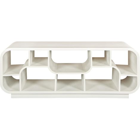 RETRO-Meuble TV 130 cm blanc (1/5)