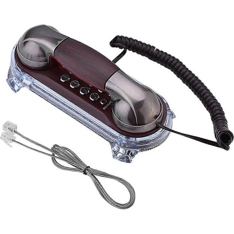 Téléphone instantané à accrocher, type clignotant, avec rétroéclairage bleu intelligent (1 pièce). (1/5)