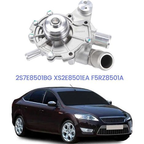 Pompe à eau du système de refroidissement moteur avec boîtier et tuyau pour Mondeo-- (1/5)