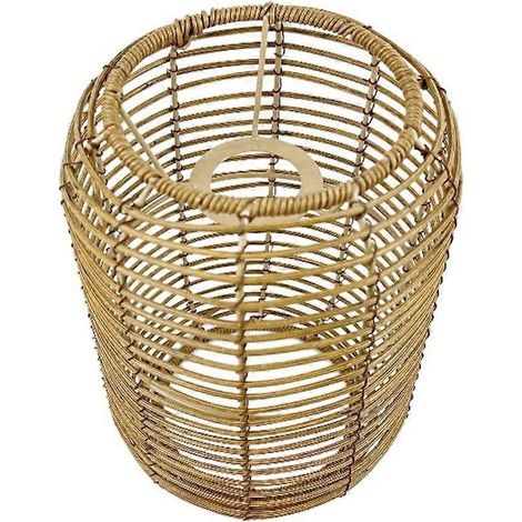 Abat-jour en rotin résistant pour paniers suspendus au design simple et élégant